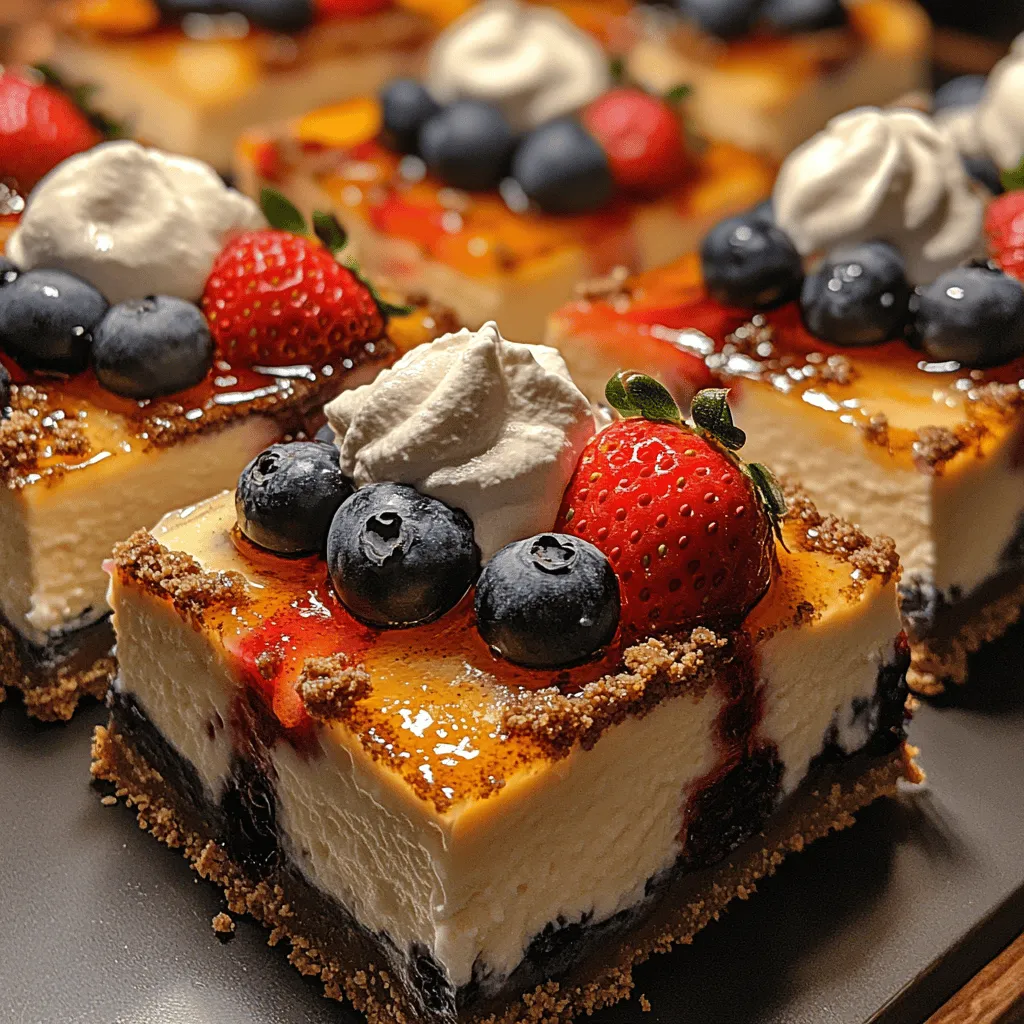 There’s something truly special about homemade desserts—a unique blend of love, creativity, and the tantalizing aromas that fill the kitchen as they bake. Whether it's a family gathering, a special occasion, or a simple weeknight treat, desserts have a way of bringing joy and warmth to our lives. Among the many delightful options available, cheesecakes hold a special place in the hearts of dessert lovers. Today, we’re excited to introduce you to the Creamy Dreamy Philadelphia Cheesecake Bars, a delectable treat that perfectly captures the essence of traditional cheesecake but with the added convenience of being easily served in bar form.