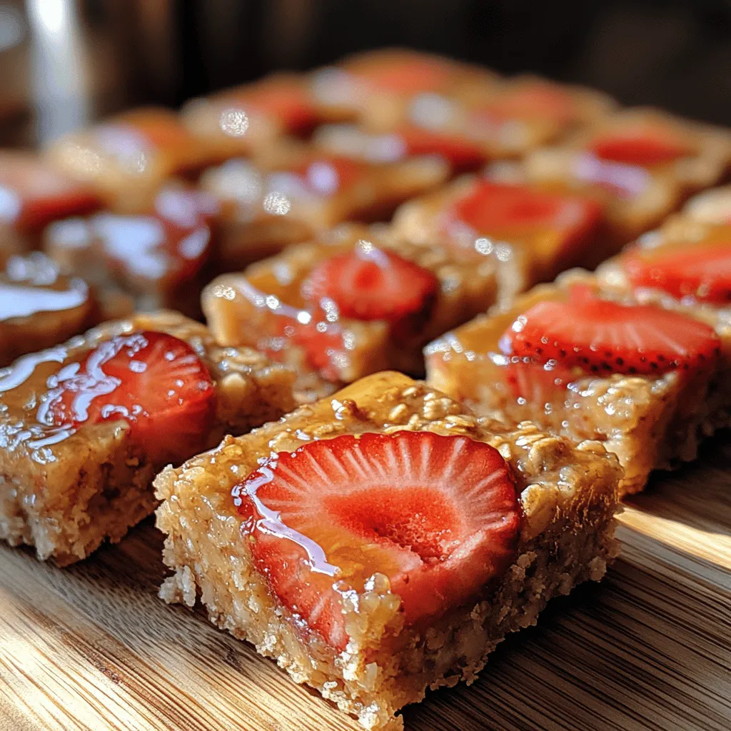 Before we get into the preparation steps, it’s essential to understand the wholesome components of the Berrylicious Healthy Strawberry Oatmeal Bars. Each ingredient has been carefully chosen not just for its taste, but also for its nutritional benefits. Here’s a closer look at what makes this recipe so special: