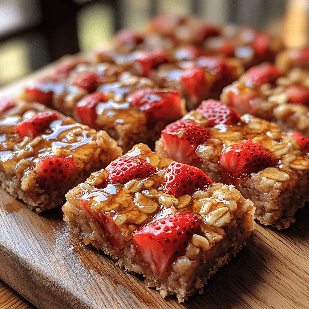 Before we get into the preparation steps, it’s essential to understand the wholesome components of the Berrylicious Healthy Strawberry Oatmeal Bars. Each ingredient has been carefully chosen not just for its taste, but also for its nutritional benefits. Here’s a closer look at what makes this recipe so special: