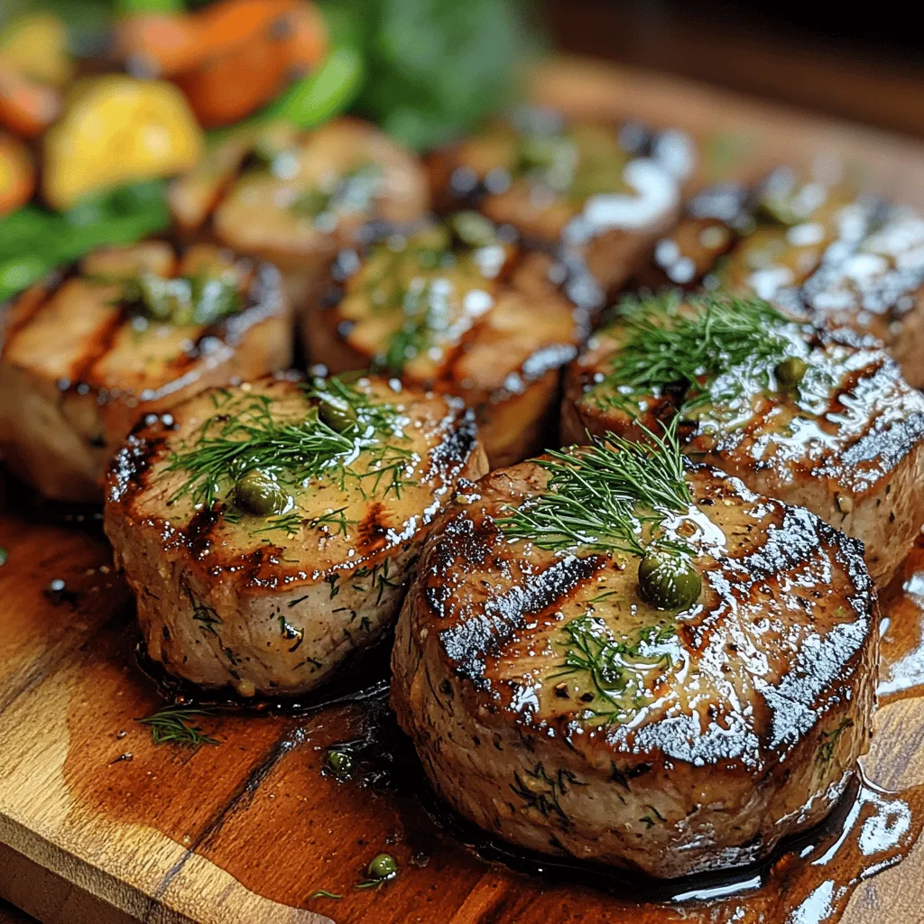 When it comes to impressing guests or treating yourself to a luxurious meal at home, few dishes can rival the sumptuous appeal of grilled tenderloin accompanied by a creamy dill sauce. This dish harmonizes the rich, juicy flavors of perfectly grilled beef tenderloin with the cool, zesty undertones of a dill-infused sauce, creating a culinary experience that is both sophisticated and satisfying. Whether you're hosting a special gathering, celebrating an occasion, or simply indulging in a delightful dinner, this recipe stands out as a true showstopper.