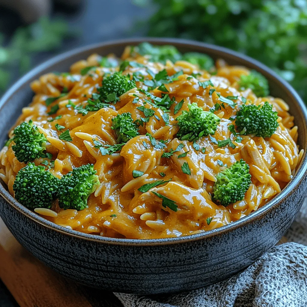 Cheesy Chicken Broccoli Orzo is a delightful blend of flavors and textures, making it a versatile dish that can be easily adapted to suit various preferences. Whether you're cooking for a busy family or hosting friends for dinner, this dish has you covered. It can be served as a main course or a side dish, and it pairs wonderfully with a fresh salad or some crusty bread.