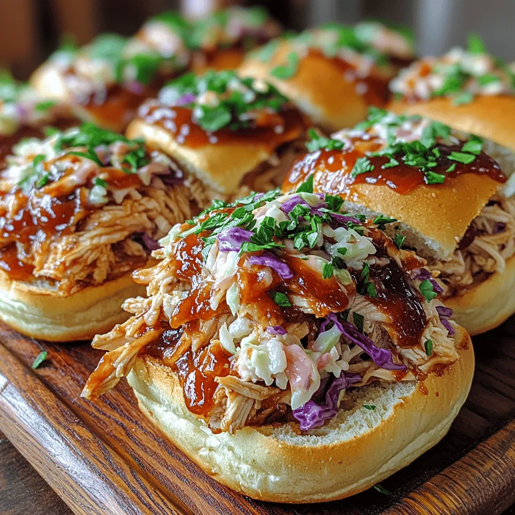 Creating the perfect Smoky Sweet BBQ Pulled Chicken Sliders begins with understanding the key ingredients that contribute to their incredible taste. Let’s dive into the essential components that make this dish shine.