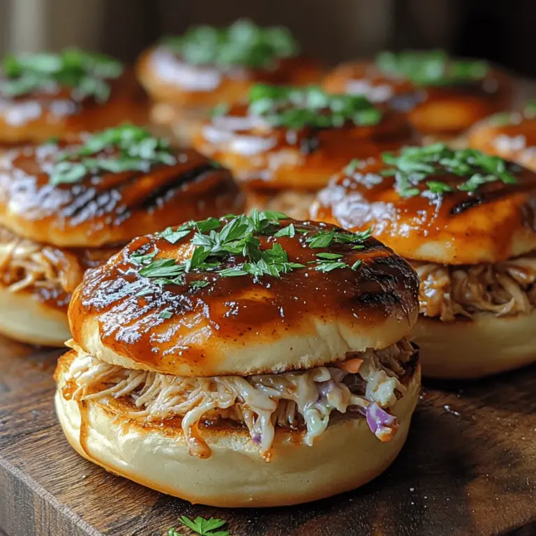 Creating the perfect Smoky Sweet BBQ Pulled Chicken Sliders begins with understanding the key ingredients that contribute to their incredible taste. Let’s dive into the essential components that make this dish shine.