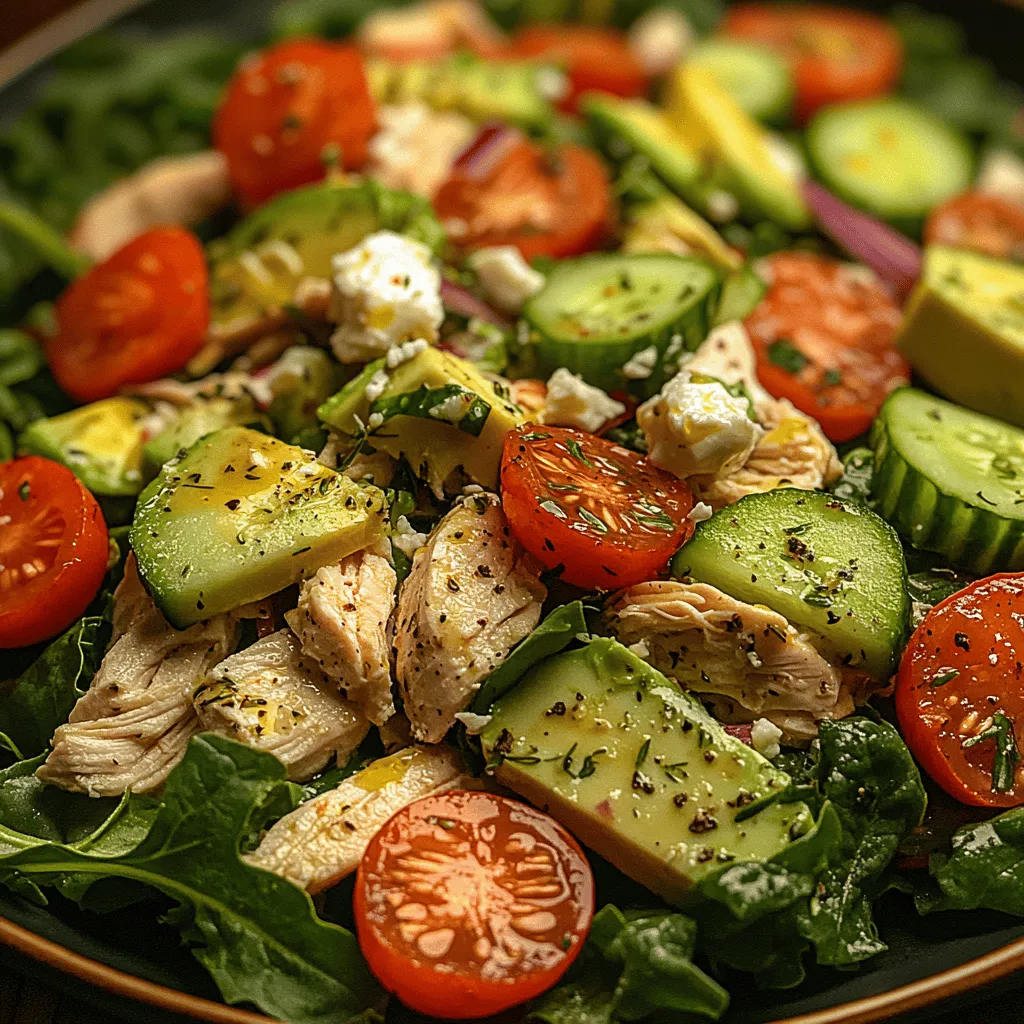 As the temperatures rise and the days lengthen, nothing quite satisfies like a refreshing, vibrant salad. Fresh salads are not only a feast for the eyes but also a delightful way to incorporate nutrient-dense ingredients into your diet. With their bright colors and crisp textures, salads offer a wonderful opportunity to experiment with seasonal produce and herbs, which can elevate any meal into something truly special. Among the myriad of salad options available, the Garden Fresh Herb-Infused Chicken Salad stands out as a healthy and flavorful choice that's perfect for lunch, dinner, or even as a side dish at a summer barbecue.