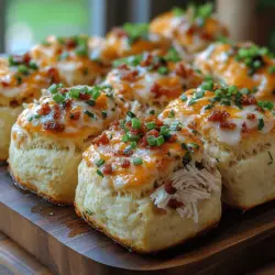 There's something incredibly inviting about pull-apart rolls; their fluffy, tender texture and the ease with which they can be shared make them a favorite choice for gatherings and casual meals. These delightful rolls are not just a simple snack; they can transform any mealtime into an extraordinary occasion. Among the vast array of pull-apart roll recipes, Chicken Bacon Ranch Pull Apart Rolls stand out as a perfect blend of comfort food favorites. This recipe is ideal for everything from game day celebrations to cozy family dinners, ensuring that your guests, or your family, will be reaching for just one more piece.