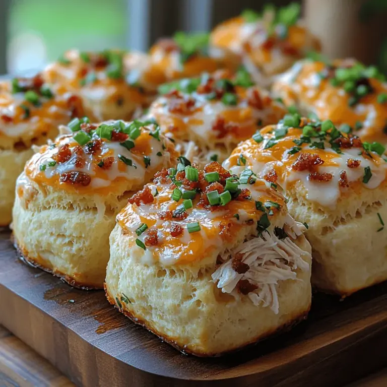 There's something incredibly inviting about pull-apart rolls; their fluffy, tender texture and the ease with which they can be shared make them a favorite choice for gatherings and casual meals. These delightful rolls are not just a simple snack; they can transform any mealtime into an extraordinary occasion. Among the vast array of pull-apart roll recipes, Chicken Bacon Ranch Pull Apart Rolls stand out as a perfect blend of comfort food favorites. This recipe is ideal for everything from game day celebrations to cozy family dinners, ensuring that your guests, or your family, will be reaching for just one more piece.