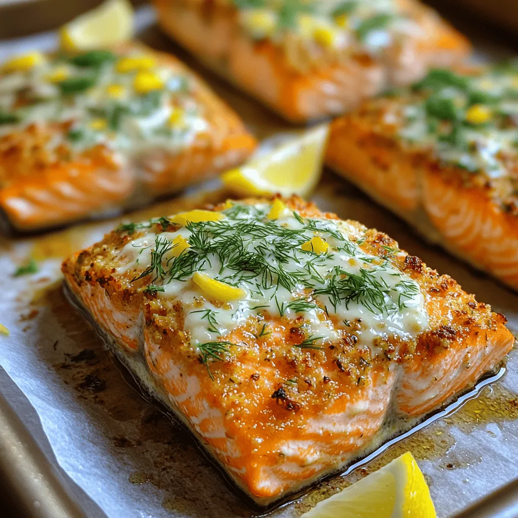 When it comes to quick, healthy meals that don't compromise on flavor, Baked Salmon with Mayo and Parmesan Herb Crust stands out as a superb option. This dish not only showcases the rich, buttery taste of salmon but also elevates it with an enticing herb crust that combines the creaminess of mayonnaise with the sharpness of Parmesan cheese. The result is an exquisite balance of textures and flavors that is sure to please anyone at the dinner table.