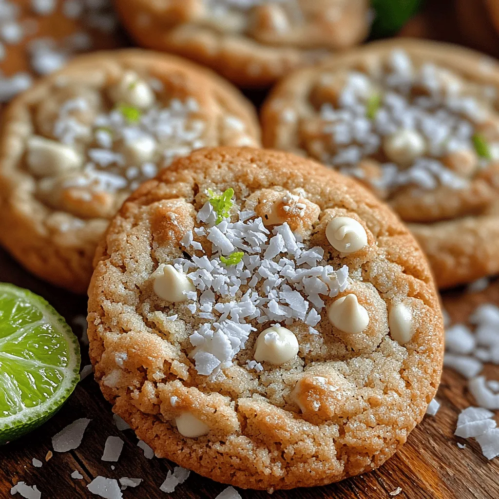 Delight your senses with a tropical twist on a classic favorite! The Tropical Paradise Key Lime Coconut White Chocolate Chip Cookies bring together the zesty brightness of key limes, the sweetness of white chocolate, and the chewy texture of shredded coconut. This cookie recipe is perfect for summer gatherings, festive occasions, or whenever you need a burst of sunshine in your kitchen. In this article, we’ll explore the delightful flavors and textures that make these cookies a must-try, while also providing a detailed guide to making them at home.