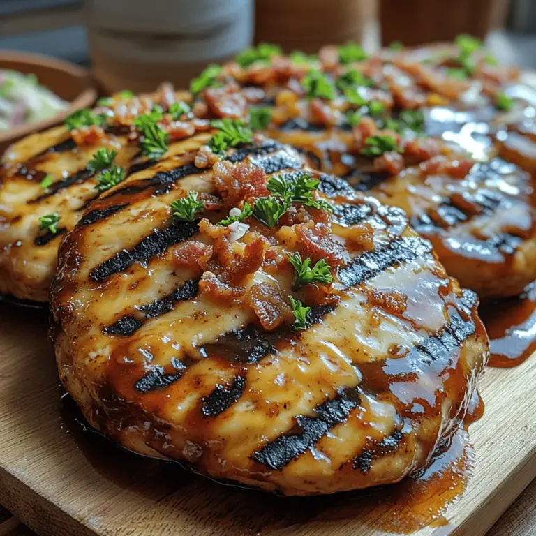If you're on the lookout for a recipe that promises to be a hit with family and friends, look no further than BBQ Bacon Cheddar Chicken. This dish combines the rich, smoky notes of barbecue sauce with the savory crunch of crispy bacon and the creamy goodness of melted cheddar cheese. It's a mouthwatering trio that makes for an unforgettable meal any day of the week.