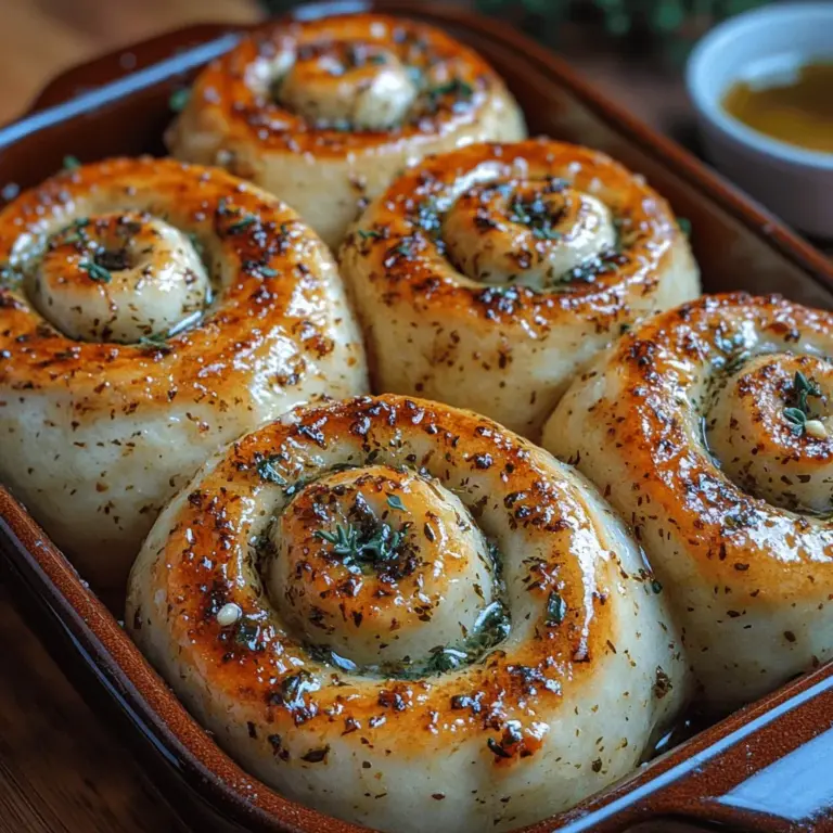 There’s something truly enchanting about the aroma of freshly baked rolls wafting through your kitchen. Homemade rolls evoke a sense of warmth and comfort that store-bought alternatives simply can’t match. The process of kneading, rising, and baking allows you to create something not only delicious but also infused with your personal touch. Among the myriad of roll recipes, Herb & Garlic Swirl Rolls stand out as a particularly enticing option. These rolls are not just a side dish; they can elevate family dinners, gatherings, or any occasion where you want to impress guests with minimal effort.