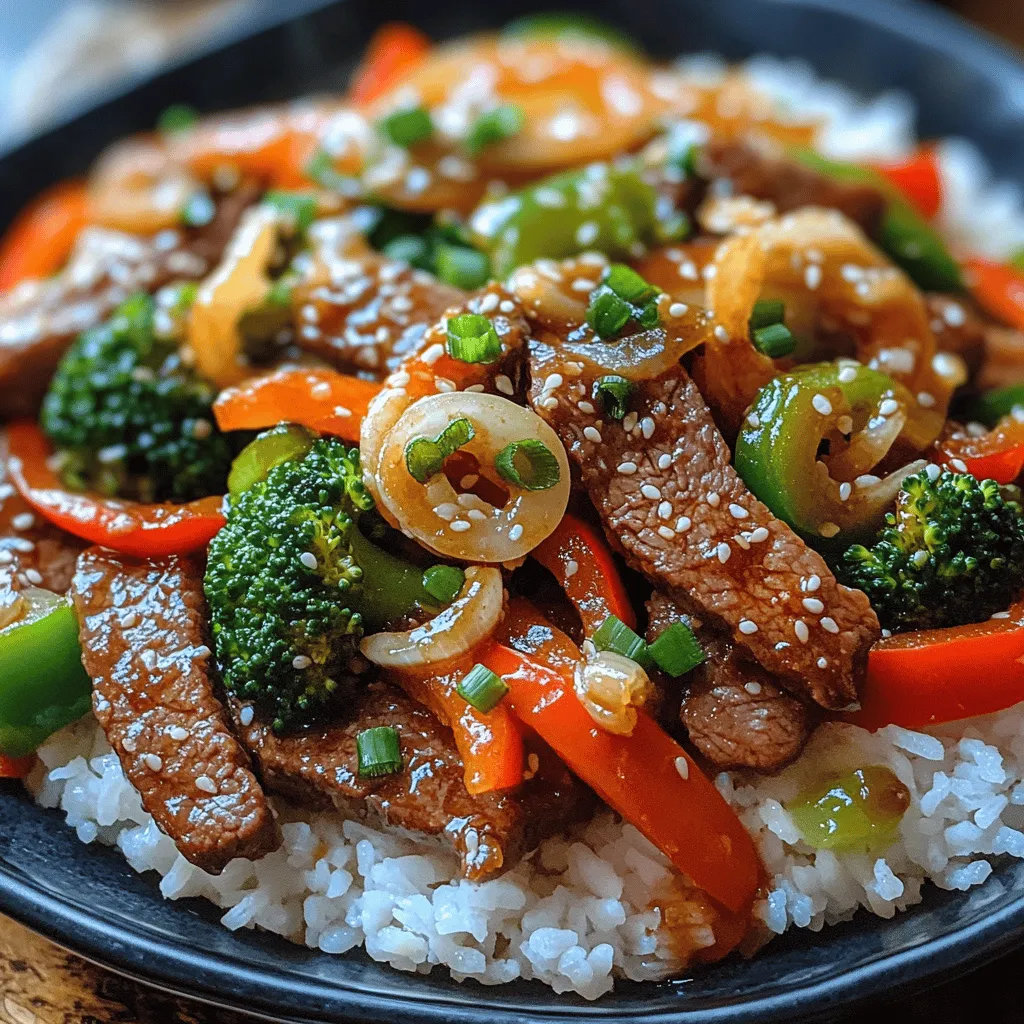 The appeal of Beijing Beef Stir Fry lies in its perfect balance of flavors and textures. It’s a dish that can be prepared in under 30 minutes, making it an ideal choice for busy weeknights or impromptu gatherings. The vibrant colors of the ingredients not only make it visually appealing but also indicate a variety of flavors and nutrients, which is essential for a well-rounded meal.