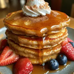 There’s something magical about the aroma of pancakes wafting through the kitchen on a lazy weekend morning. As the sun breaks over the horizon, promising a new day, there’s no better way to start it off than with a stack of fluffy pancakes. Among the countless variations, one recipe stands out for its warm, inviting flavors: Brown Sugar Cinnamon Pancakes. This delightful dish is not just a breakfast item; it’s a comforting hug on a plate, perfect for fueling your day or indulging a loved one.