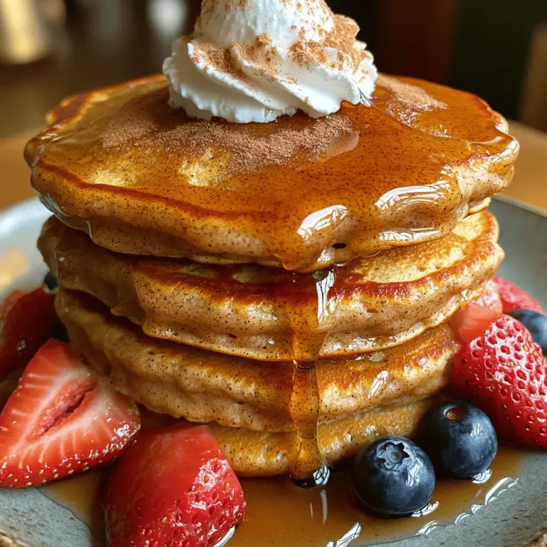 There’s something magical about the aroma of pancakes wafting through the kitchen on a lazy weekend morning. As the sun breaks over the horizon, promising a new day, there’s no better way to start it off than with a stack of fluffy pancakes. Among the countless variations, one recipe stands out for its warm, inviting flavors: Brown Sugar Cinnamon Pancakes. This delightful dish is not just a breakfast item; it’s a comforting hug on a plate, perfect for fueling your day or indulging a loved one.