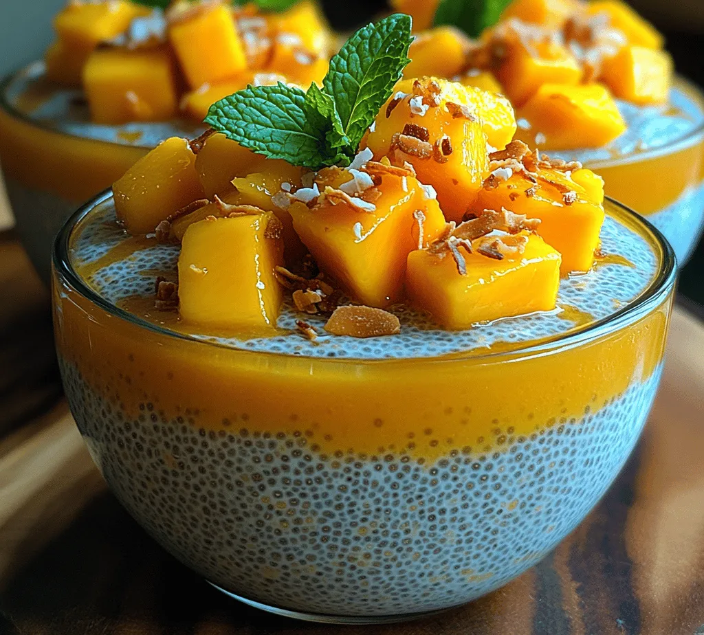 As the sun begins to shine brighter and the days grow longer, there's an undeniable craving for refreshing treats that transport us to sunnier shores. One such delightful dessert that encapsulates the essence of tropical flavors is the Tropical Bliss Mango Chia Pudding. Combining the luscious sweetness of fresh mango with the creamy texture of coconut milk, this pudding not only tantalizes the taste buds but also nourishes the body.