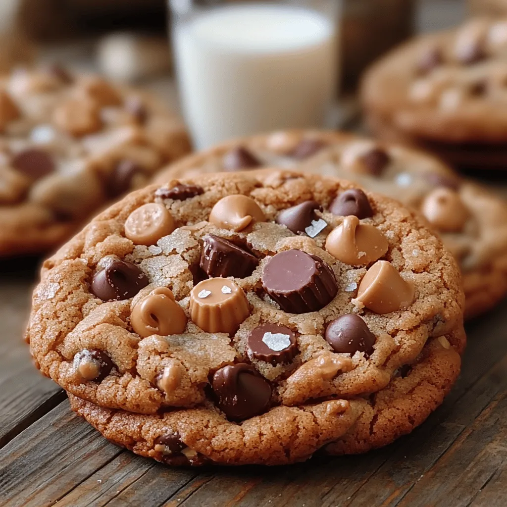 If you're a fan of cookies that deliver on both flavor and texture, then Peanut Butter Cup Explosion Cookies are about to become your new favorite treat. Combining the rich, nutty flavor of creamy peanut butter with the sweet, chocolatey goodness of peanut butter cups, these cookies are a delightful explosion of taste in every bite. They boast a soft, chewy interior with a slightly crisp exterior, making them irresistibly indulgent — the perfect dessert to impress friends and family or to satisfy your own sweet tooth.