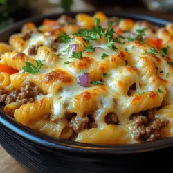 Casseroles have long been a staple in family kitchens, cherished for their ability to combine wholesome ingredients into a single, hearty dish. These one-pan wonders not only offer convenience but also deliver rich flavors that can be savored by everyone at the table. Among the plethora of casserole recipes, the Hearty Beef Lombardi Casserole stands out, captivating taste buds with its delightful mix of savory beef, colorful vegetables, and gooey cheese.