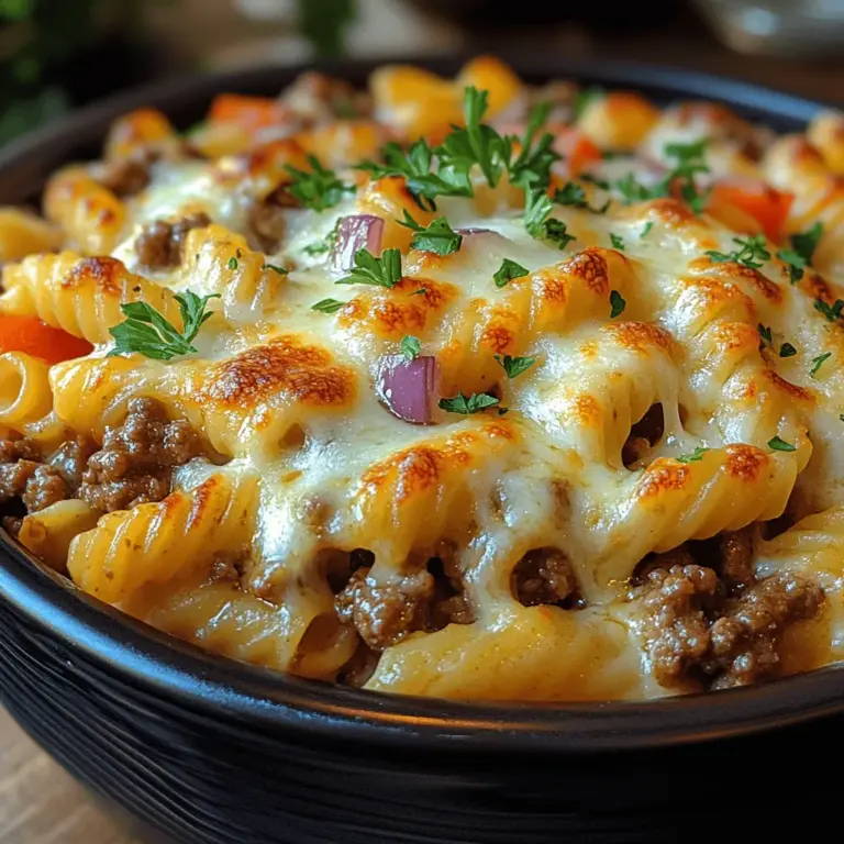 Casseroles have long been a staple in family kitchens, cherished for their ability to combine wholesome ingredients into a single, hearty dish. These one-pan wonders not only offer convenience but also deliver rich flavors that can be savored by everyone at the table. Among the plethora of casserole recipes, the Hearty Beef Lombardi Casserole stands out, captivating taste buds with its delightful mix of savory beef, colorful vegetables, and gooey cheese.