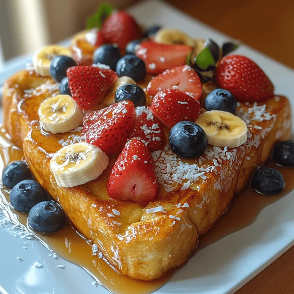 Imagine waking up to the sweet aroma of fresh French toast wafting through your kitchen, the promise of a delightful breakfast that transports you to a tropical paradise. The Tropical Delight Hawaiian Roll French Toast is not just a meal; it’s an experience filled with sunshine, warmth, and deliciousness. This recipe elevates the classic French toast by incorporating soft, sweet Hawaiian rolls, resulting in a breakfast dish that is both indulgent and uniquely flavorful.