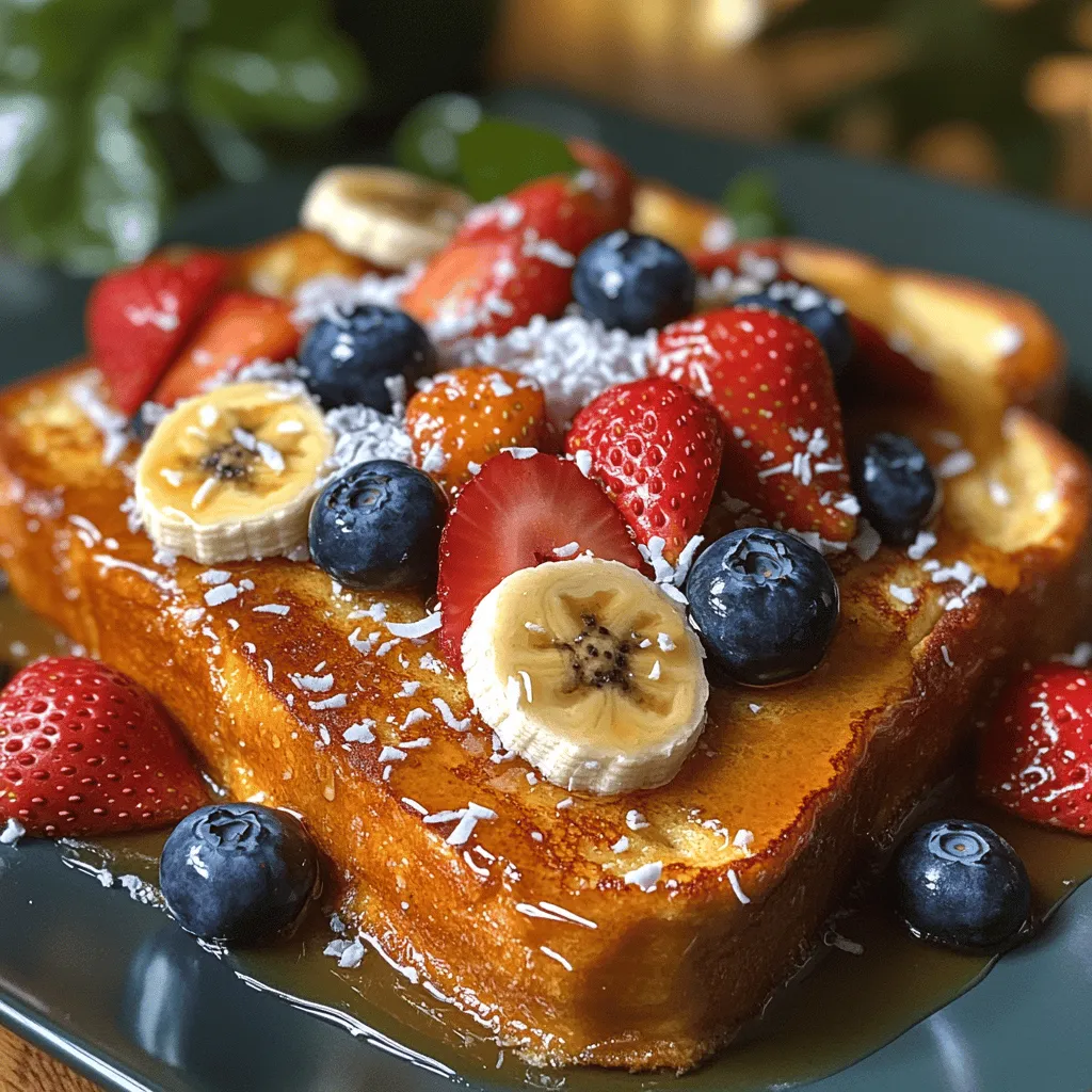 Imagine waking up to the sweet aroma of fresh French toast wafting through your kitchen, the promise of a delightful breakfast that transports you to a tropical paradise. The Tropical Delight Hawaiian Roll French Toast is not just a meal; it’s an experience filled with sunshine, warmth, and deliciousness. This recipe elevates the classic French toast by incorporating soft, sweet Hawaiian rolls, resulting in a breakfast dish that is both indulgent and uniquely flavorful.