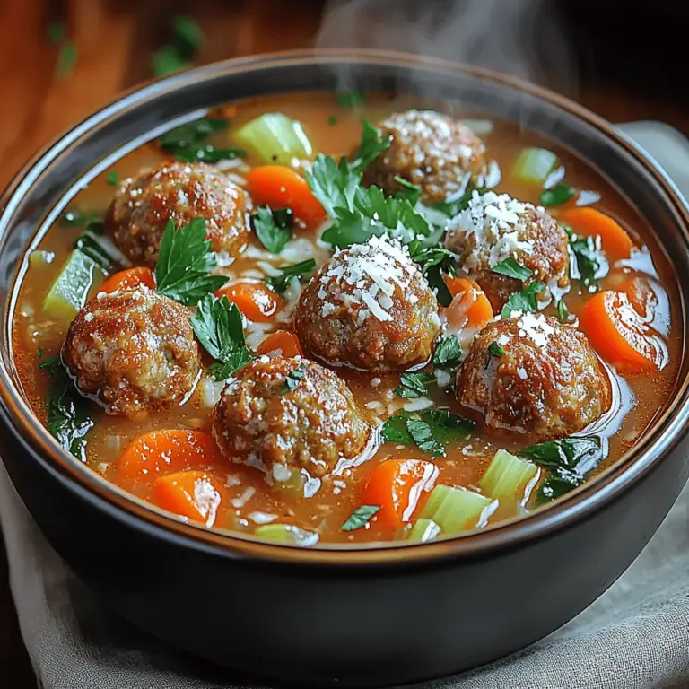 When the chill of winter settles in or when the family gathers for a cozy evening, few dishes are as comforting and satisfying as a steaming bowl of Hearty Crockpot Italian Meatball Soup. This delightful dish combines the rich flavors of Italian cuisine with the convenience of a slow cooker, making it an ideal option for busy weeknights or lazy weekends. The combination of tender meatballs, vibrant vegetables, and aromatic herbs creates a warm and filling meal that everyone will love.