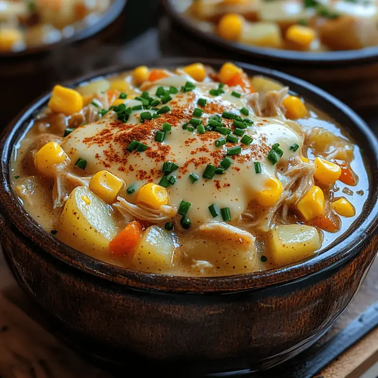 When the weather turns chilly or you're simply in need of a comforting meal, few dishes can rival the warm embrace of a hearty chowder. This category of soup is not just a meal; it's an experience, often filled with rich flavors and creamy textures that satisfy both the body and soul. Among the many variations of chowder, Chicken Corn Chowder stands out as a favorite, combining the savory notes of chicken with the sweet crunch of corn, all enveloped in a velvety broth.