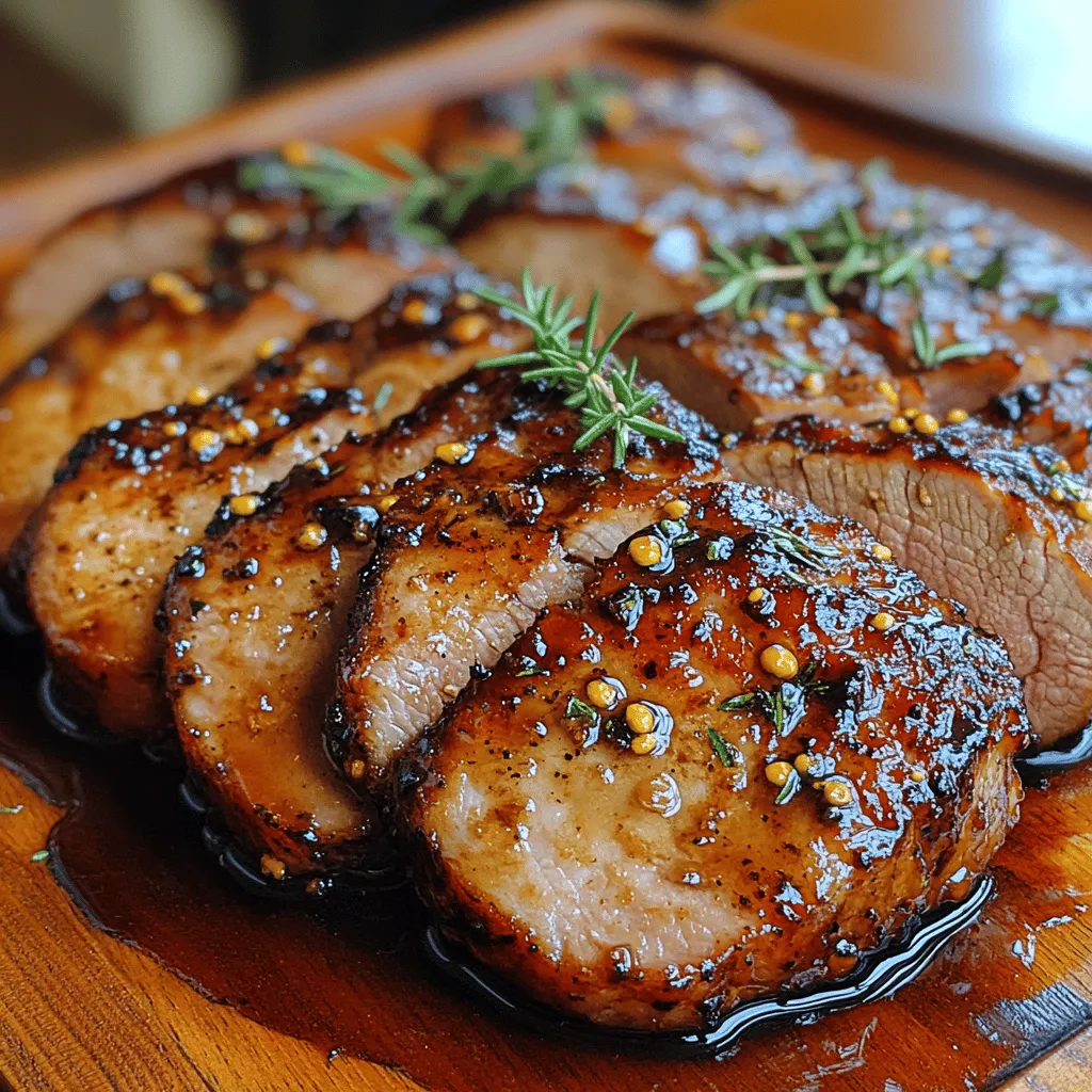 If you're searching for a dish that perfectly balances sophistication and ease of preparation, look no further than Balsamic-Glazed Pork Tenderloin. This delightful recipe boasts a rich, tangy glaze that caramelizes beautifully, creating a mouthwatering crust on a tender, juicy cut of meat. Pork tenderloin is celebrated for its remarkable tenderness and culinary versatility, making it an excellent choice for any occasion, from casual family dinners to elaborate holiday gatherings and special celebrations.