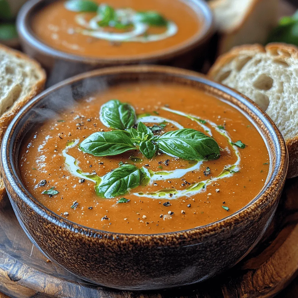 When the chill of autumn sets in or a rainy day calls for something warm and inviting, nothing hits the spot quite like a bowl of comforting soup. Soups have long been a staple in kitchens around the world, offering warmth, nourishment, and a sense of homeliness. Among the vast array of soup options, the Velvety Tomato Basil Bliss Soup stands out as a quintessential favorite, both for its rich, satisfying flavor and its simplicity in preparation.