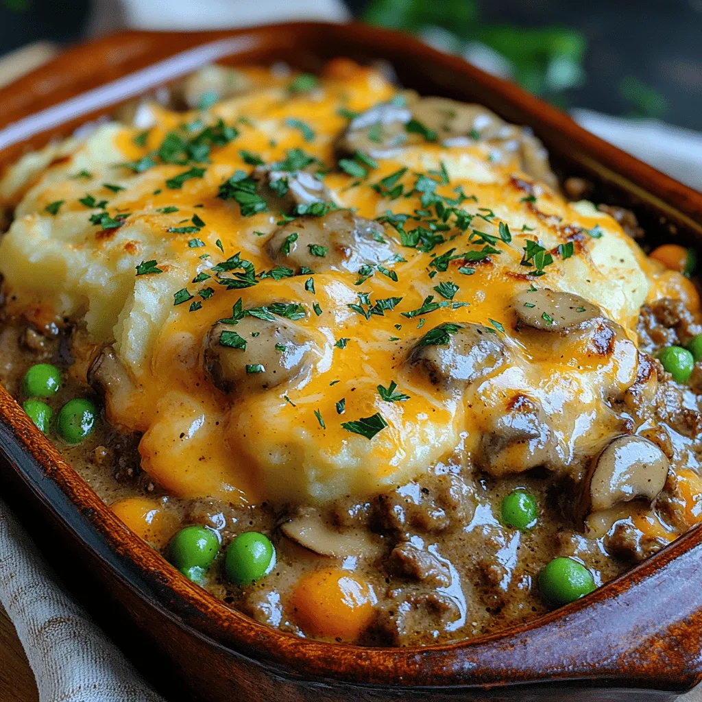 In the realm of comfort food, few dishes can compete with the heartwarming allure of a well-crafted casserole. As the weather cools and the days grow shorter, the desire for cozy meals that nourish both body and soul intensifies. Among the plethora of comforting recipes, the Hearty Beef & Mushroom Country Casserole stands out as a quintessential family favorite. This dish perfectly marries the rich flavors of ground beef and sautéed mushrooms, enveloped in a creamy base that brings an indulgent texture to each bite.