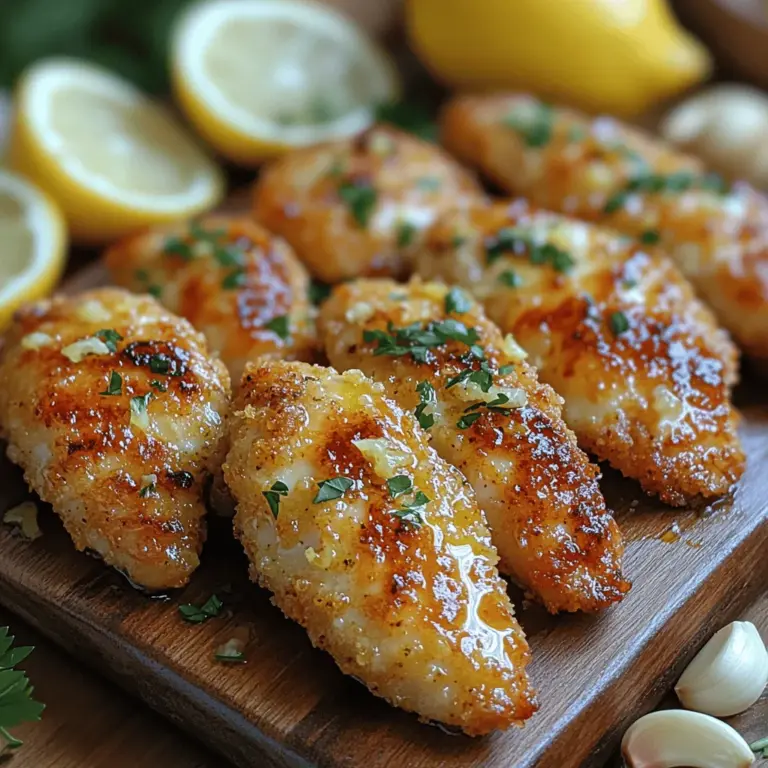 In the world of comfort food, few dishes can rival the appeal of crispy chicken tenders. These beloved strips of chicken are not only a hit with children but also a delightful indulgence for adults. When you elevate the classic chicken tender with vibrant flavors, you create an unforgettable dish that tantalizes the taste buds. Enter the Zesty Lemon Garlic Parmesan Chicken Tenders recipe—a perfect marriage of crispy texture and zesty flavor that transforms a familiar favorite into a culinary delight.