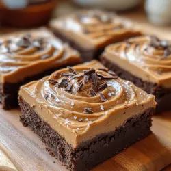 If you’re a fan of indulgent desserts that perfectly blend the rich flavors of chocolate and coffee, then Decadent Cafe Latte Frosted Mocha Brownies are about to become your new favorite treat. These brownies are not just any ordinary dessert; they are a luxurious combination of fudgy chocolate goodness topped with a creamy, coffee-infused frosting that elevates the experience to a whole new level.