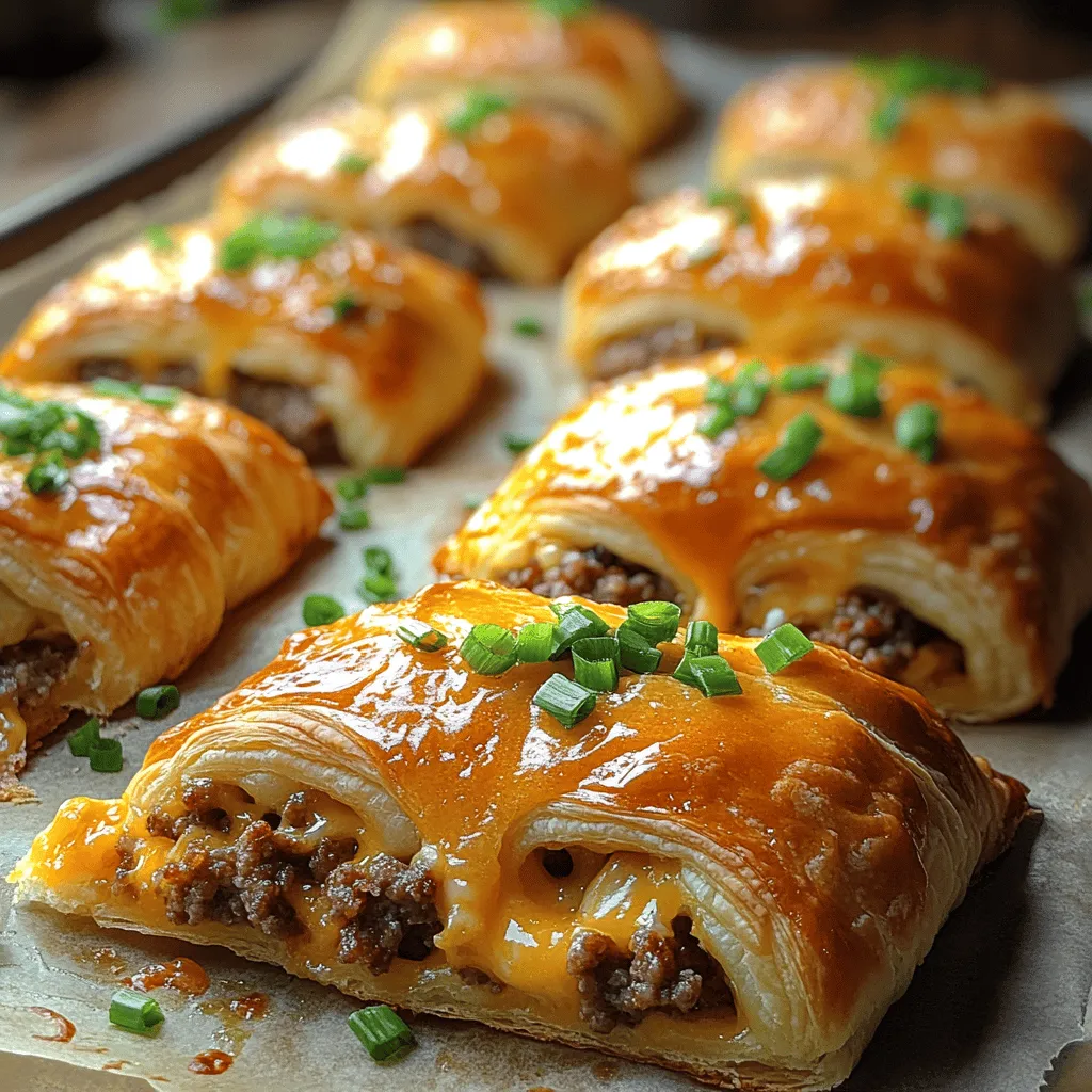 Savory breakfast sausage crescent rolls are incredibly versatile. They can cater to those who prefer a hearty, filling breakfast as well as those looking for a quick, satisfying option on the go. Imagine waking up to the comforting aroma of freshly baked sausage rolls wafting through your kitchen, inviting you to indulge in a bite of flaky pastry filled with savory sausage and melted cheese. These rolls are perfect for family gatherings, weekend brunches, or even as a grab-and-go breakfast for busy weekdays. Their simplicity and ease of preparation mean that you can whip up a batch in no time, bringing joy and satisfaction to your morning routine.