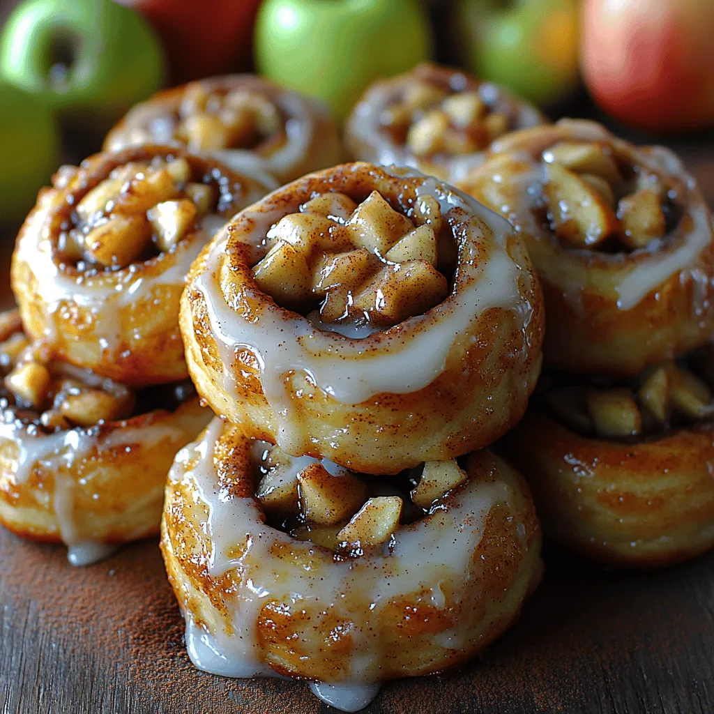 Imagine the warm, comforting embrace of freshly baked cinnamon rolls combined with the delightful sweetness of apple pie. This is precisely what Apple Pie Cinnamon Rolls offer—a scrumptious fusion that elevates two beloved baked goods into a single irresistible treat. As the scent of cinnamon and apples wafts through your kitchen, it’s hard not to feel nostalgic, recalling family gatherings where sweet, homemade delights played a starring role. Whether it’s a holiday brunch, a cozy weekend breakfast, or simply a treat to enjoy with your morning coffee, these rolls are sure to impress.