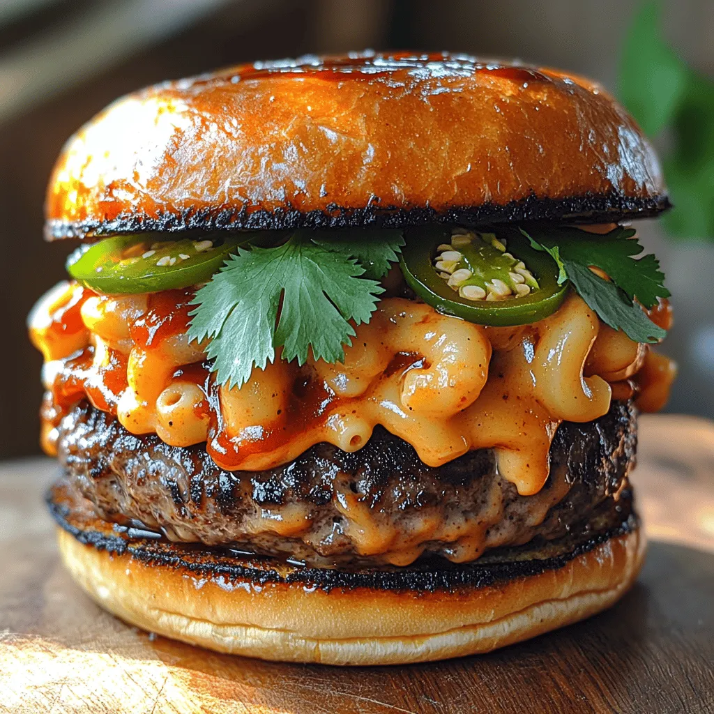 Fusion recipes have taken the culinary world by storm, offering a delightful combination of flavors and textures that cater to a variety of palates. Among the most beloved comfort foods, burgers stand out as a universal favorite. They can be customized endlessly, transforming them into something that satisfies cravings for both gourmet cuisine and homey meals. One such enticing creation is the Ultimate BBQ Mac and Cheese Burger. This innovative dish seamlessly blends the rich, cheesy goodness of macaroni and cheese with the smoky, savory notes of BBQ, all nestled between two soft burger buns.