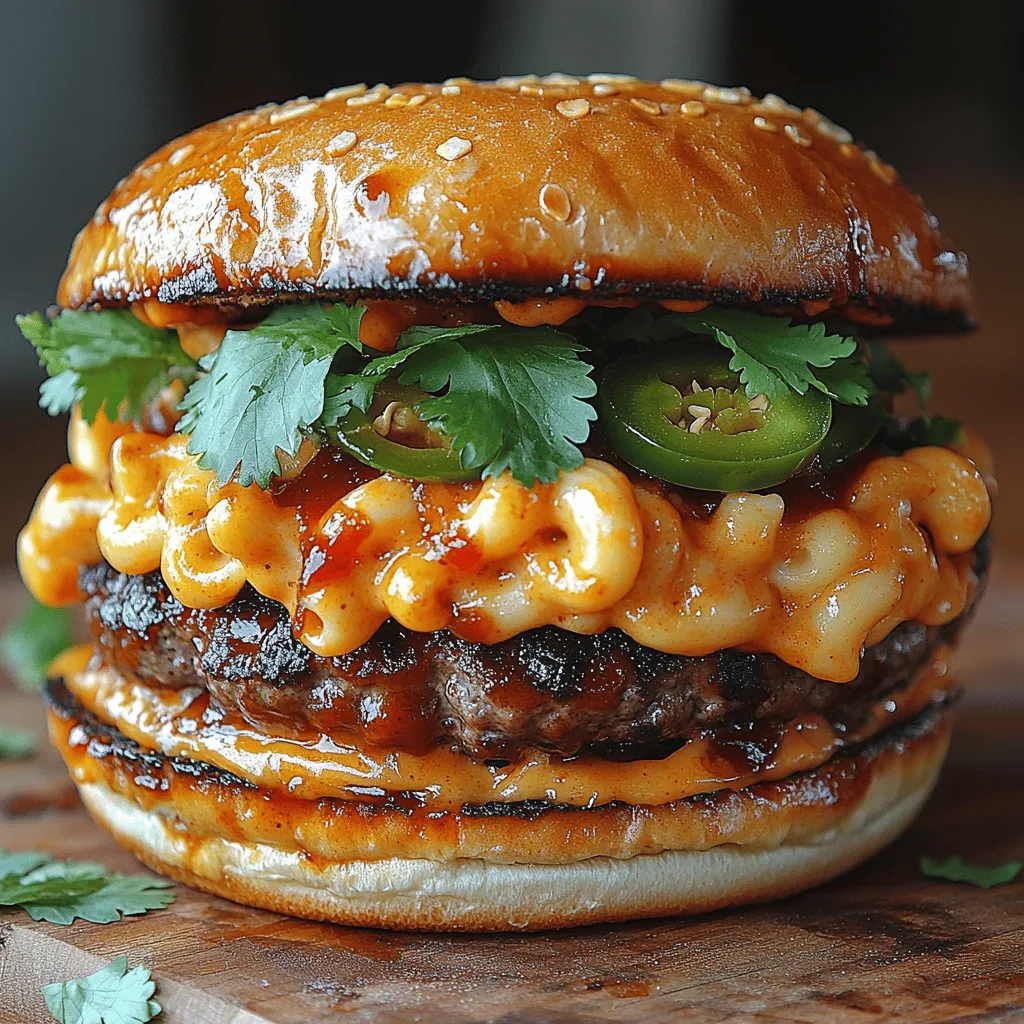 Fusion recipes have taken the culinary world by storm, offering a delightful combination of flavors and textures that cater to a variety of palates. Among the most beloved comfort foods, burgers stand out as a universal favorite. They can be customized endlessly, transforming them into something that satisfies cravings for both gourmet cuisine and homey meals. One such enticing creation is the Ultimate BBQ Mac and Cheese Burger. This innovative dish seamlessly blends the rich, cheesy goodness of macaroni and cheese with the smoky, savory notes of BBQ, all nestled between two soft burger buns.