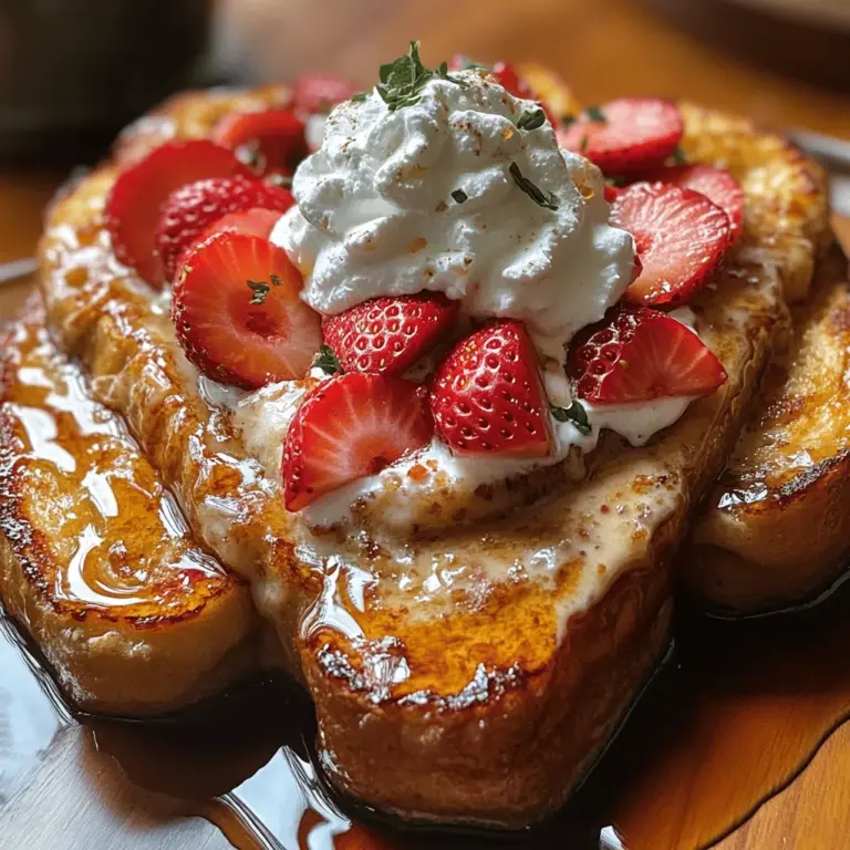 Imagine waking up to the sweet aroma of freshly made French toast, only to discover it’s been transformed into an indulgent dessert-like dish that combines the rich flavors of cheesecake and the freshness of strawberries. This is precisely the allure of Strawberry Cheesecake Stuffed French Toast. It’s not just breakfast; it’s a delightful treat that can elevate any brunch gathering or serve as a decadent dessert after dinner.