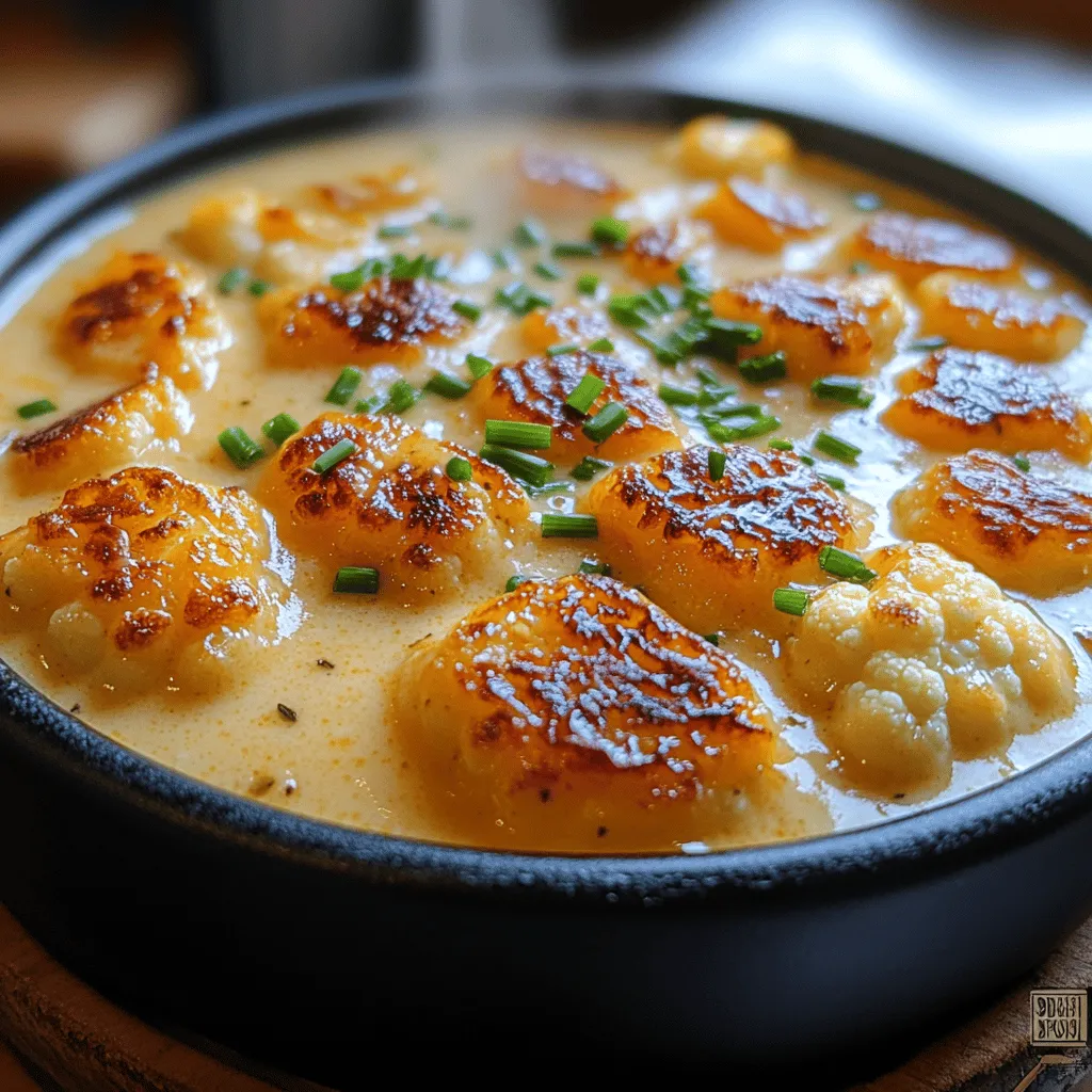 If you're in search of a comforting bowl of soup that is both creamy and bursting with flavor, look no further than Creamy Roasted Garlic Cheddar Cauliflower Soup. This delightful dish is perfect for chilly evenings or anytime you crave something hearty yet nourishing. Cauliflower, with its subtle, nutty flavor, serves as the star ingredient, while roasted garlic and sharp cheddar cheese elevate this soup to a new level of deliciousness.