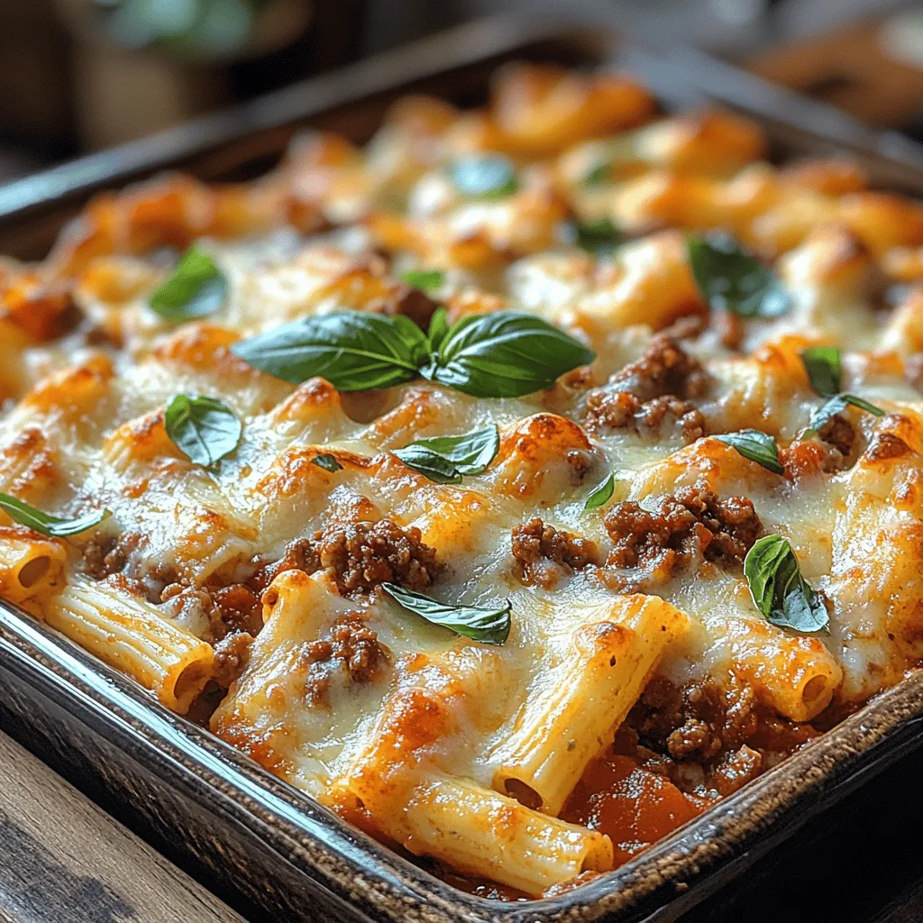 Baked ziti is more than just a dish; it's a beloved comfort food that warms the heart and nourishes the soul. This Italian-American classic is a staple in many households, celebrated for its rich flavors, creamy textures, and the simple joy it brings during family gatherings. With layers of ziti pasta, savory sauce, and gooey cheese, it embodies the essence of home-cooked meals that everyone can enjoy.