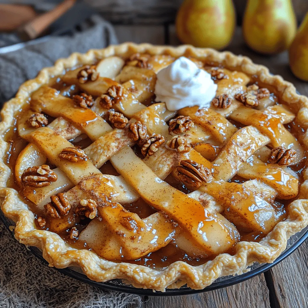 There’s an undeniable charm in the aroma of freshly baked pies that fills a home, especially during seasonal gatherings. Pies have long been a comforting staple in many households, serving as a centerpiece for celebrations, holidays, and family get-togethers. Among the diverse array of flavors and fillings, fruit pies reign supreme, with their juicy, sweet fillings encased in a flaky crust. One pie that stands out, particularly for its unique twist on traditional recipes, is the Maple Vanilla Walnut Pear Pie. This delightful dessert not only elevates the classic pear pie but introduces a remarkable flavor profile that tantalizes the taste buds.