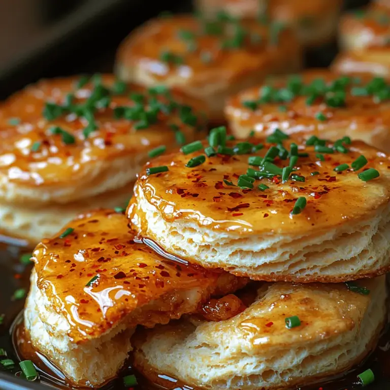 If you're on the hunt for a dish that perfectly encapsulates the essence of comfort food while adding a delightful twist, look no further than Hot Honey Chicken Biscuits. This culinary creation marries the comforting familiarity of flaky biscuits with the savory crunch of fried chicken tenders, all elevated by a drizzle of spicy honey. The appeal of this dish lies not only in its mouthwatering combination of textures and flavors but also in its ability to evoke warmth and nostalgia, making it a favorite among families and foodies alike.