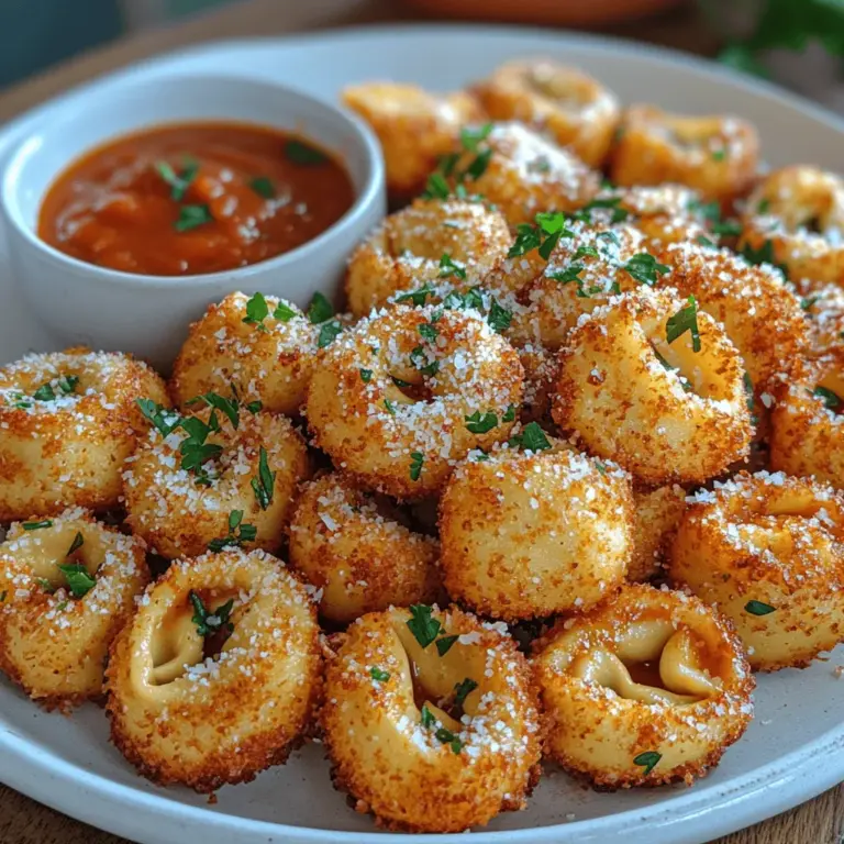 Welcome to the vibrant world of Italian-inspired appetizers, where each bite transports you to the charming streets of Italy. Today, we’re shining a spotlight on a delightful dish that promises to be the star of your next gathering: Crunchy Parmesan Fried Tortellini. This dish encapsulates the essence of comfort and indulgence, featuring crispy, golden-brown pasta filled with rich cheese, making it a perfect snack or party treat.