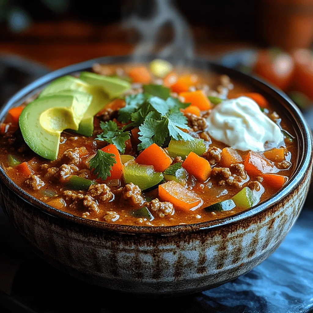 Chili is more than just a meal; it's a comforting embrace on a chilly evening, a gathering staple, and a versatile dish that can be tailored to suit any palate. Traditionally celebrated for its rich flavors and hearty ingredients, chili has evolved over the years to include a myriad of variations that appeal to the health-conscious and those seeking convenience. Among these adaptations, the Hearty Veggie-Packed Turkey Chili stands out as a nutritious twist on the classic recipe, combining lean ground turkey with an array of vibrant vegetables.
