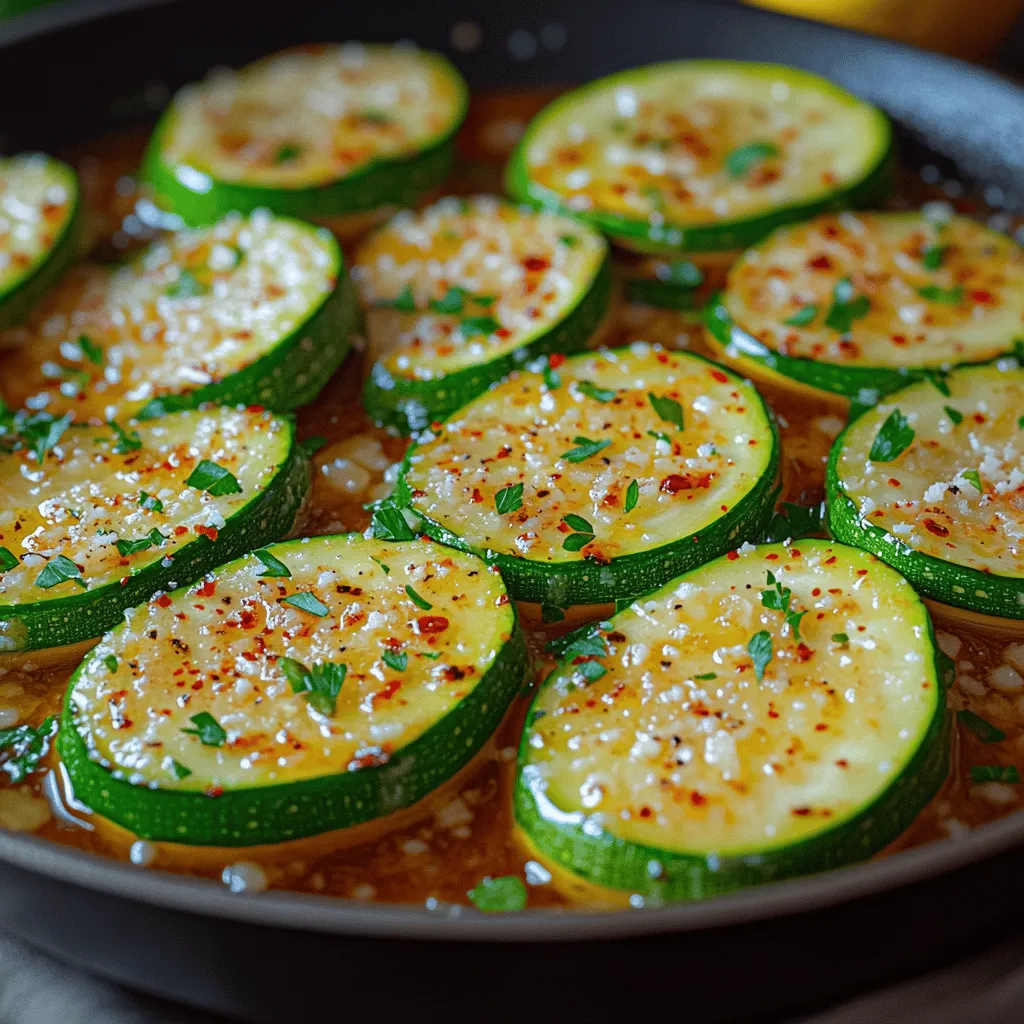 Zesty Garlic Sautéed Zucchini is a delightful dish that tantalizes the taste buds through a harmonious blend of fresh, vibrant flavors. This simple yet flavorful recipe showcases zucchini's natural taste while infusing it with aromatic garlic and a hint of heat from red pepper flakes. The result is a dish that is not only delicious but also versatile enough to complement a variety of meals, from grilled meats to pasta, or even enjoyed on its own as a satisfying side.