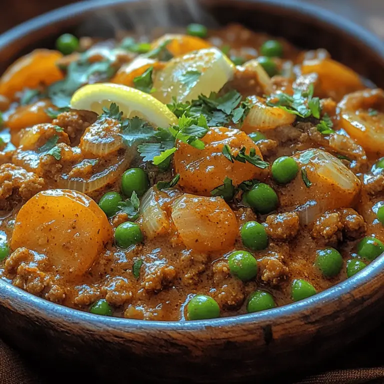 In the world of comfort food, few dishes evoke the same warmth and satisfaction as Qeema Delight. This spiced ground beef dish is a staple in South Asian households, loved for its rich flavors and heartwarming qualities. It serves not only as a meal but as a bridge to family gatherings and cherished memories, making it an essential part of many culinary traditions. The combination of tender ground beef, aromatic spices, and hearty ingredients creates a dish that is both nourishing and deeply comforting.