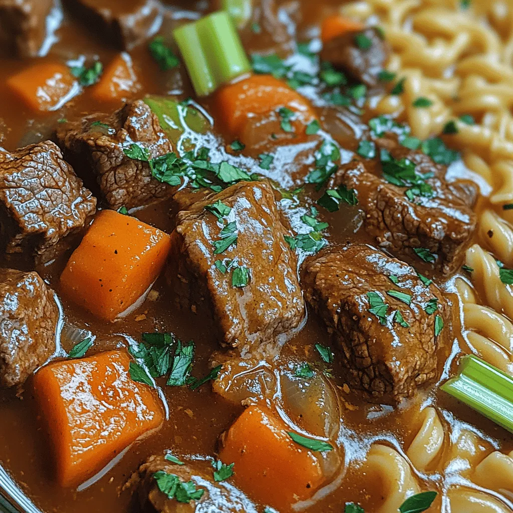 To create a truly exceptional Slow and Savory Crockpot Beef & Noodles, it's essential to understand the key ingredients that contribute to its rich flavor and satisfying texture. Each component plays a vital role in the overall taste profile, making this dish a beloved classic.