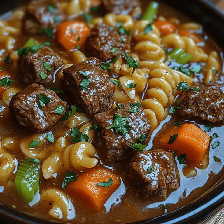 To create a truly exceptional Slow and Savory Crockpot Beef & Noodles, it's essential to understand the key ingredients that contribute to its rich flavor and satisfying texture. Each component plays a vital role in the overall taste profile, making this dish a beloved classic.