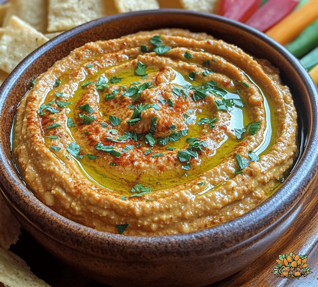 Hummus has long been celebrated as a staple of Middle Eastern cuisine, known for its creamy texture and rich flavor. This versatile dip has gained global popularity, finding its way into kitchens and restaurants around the world. Traditionally made from blended chickpeas, tahini, olive oil, lemon juice, and garlic, hummus is not just a delicious snack; it’s also packed with nutrients. In this article, we will explore a delightful variation of this beloved dip: Creamy Roasted Red Pepper Hummus.