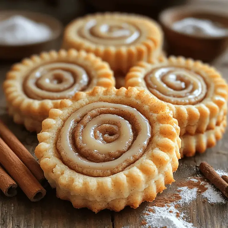 Cinnamon Dream Swirls are a delightful fusion of two beloved treats: the classic cinnamon roll and the ever-popular cookie. These cookies encapsulate the warm, comforting flavors of cinnamon rolls, all wrapped up in a soft, chewy cookie form. Imagine indulging in a cookie that boasts a rich, buttery texture and a sweet, aromatic cinnamon filling, topped off with a drizzle of creamy icing. Perfect for any occasion, these cookies are an excellent choice for family gatherings, holiday celebrations, or simply enjoying during a cozy night in.
