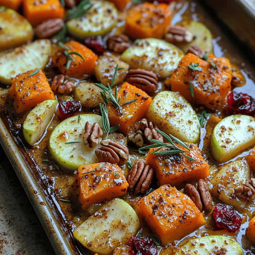 Cooking with seasonal produce is not just a trend but a philosophy that ensures your meals are fresh, flavorful, and nutritious. The key ingredients in this One-Pan Butternut Squash & Apple Bake are butternut squash and apples, both of which shine during the fall months.