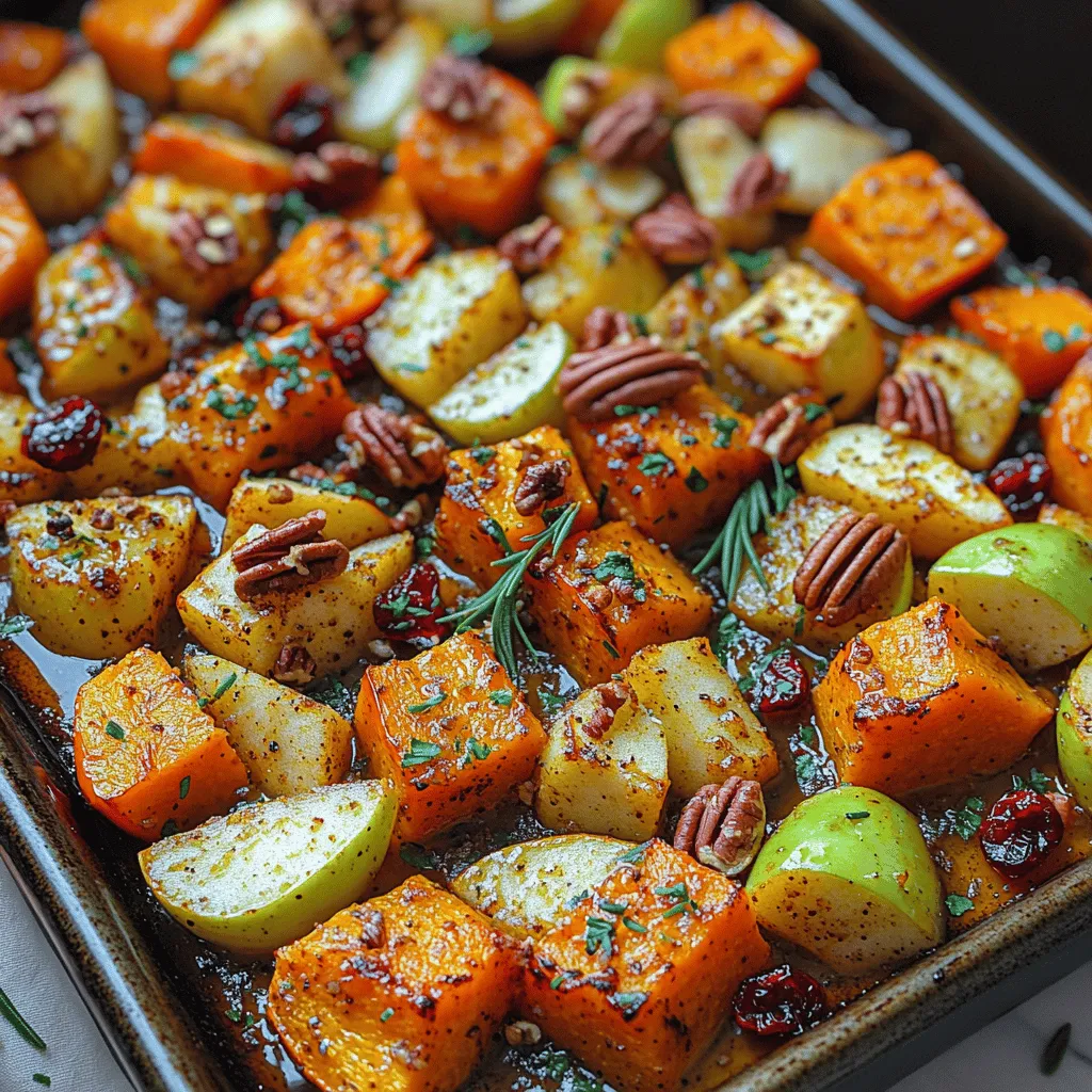 Cooking with seasonal produce is not just a trend but a philosophy that ensures your meals are fresh, flavorful, and nutritious. The key ingredients in this One-Pan Butternut Squash & Apple Bake are butternut squash and apples, both of which shine during the fall months.