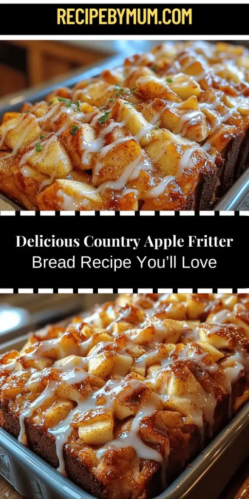 Discover the joy of baking with Country Apple Fritter Bread, a delightful twist on classic apple fritters! This recipe blends the warm flavors of fresh apples and spices into a moist, soft bread that’s perfect for any occasion. Ideal for brunch or as a cozy treat with coffee, making this bread is a wonderful way to embrace the changing seasons. With easy steps and fresh ingredients, you can create a comforting centerpiece that brings family and friends together. Enjoy every delicious bite!